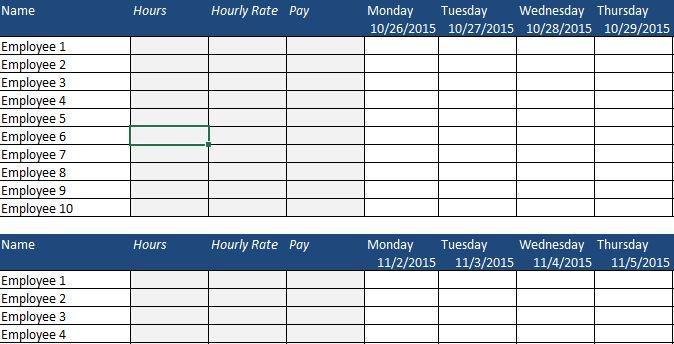 Free Human Resources Templates In Excel | Smartsheet