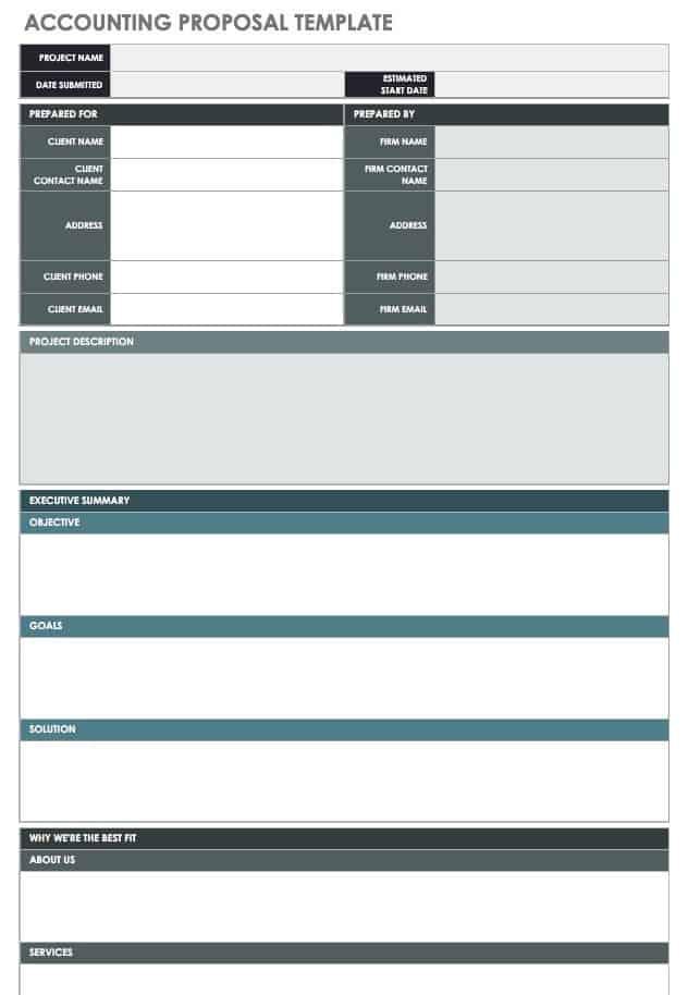 17 Free Project Proposal Templates + Tips | Smartsheet