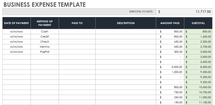 Free Small Business Bookkeeping Templates | Smartsheet