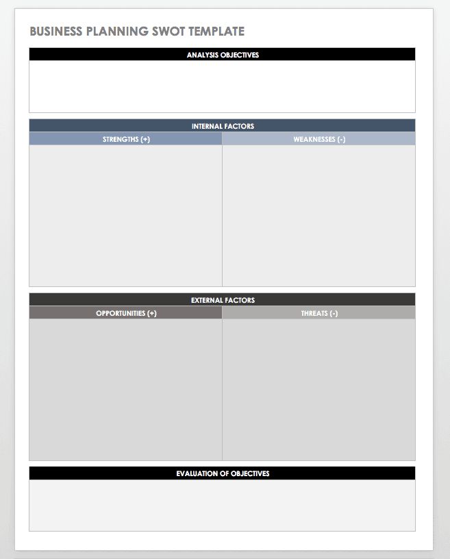 14 Free SWOT Analysis Templates | Smartsheet