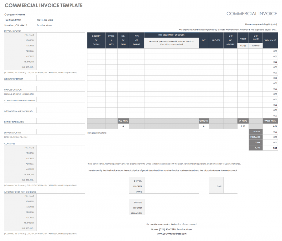 Free Shipping and Packing Templates | Smartsheet