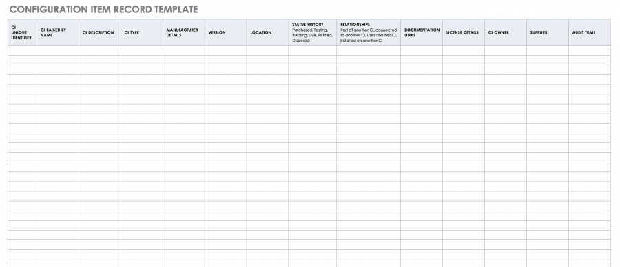 Free ITIL Templates | Smartsheet