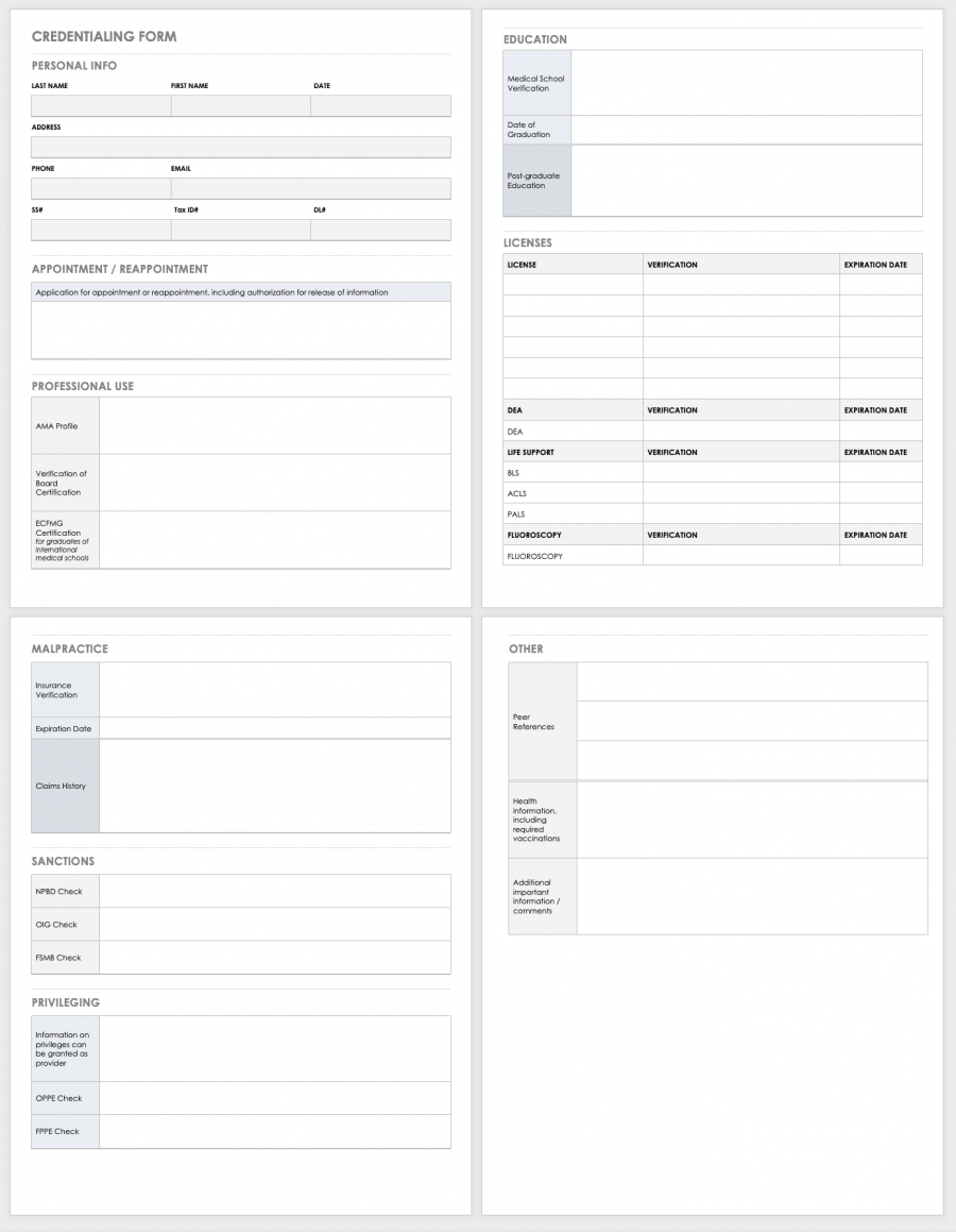 How to Choose Healthcare Credentialing Software | Smartsheet