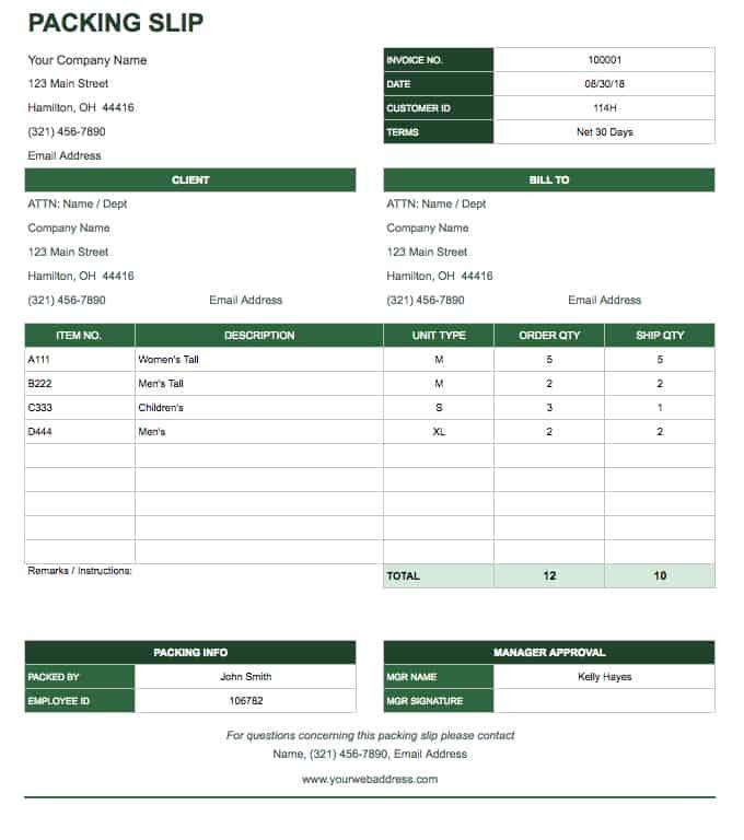 Free Google Docs Invoice Templates | Smartsheet