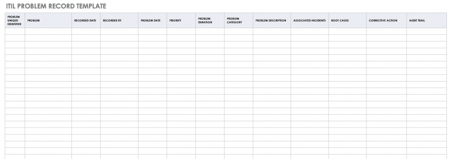 Free ITIL Templates | Smartsheet