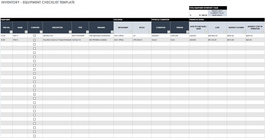 30+ Free Task and Checklist Templates | Smartsheet