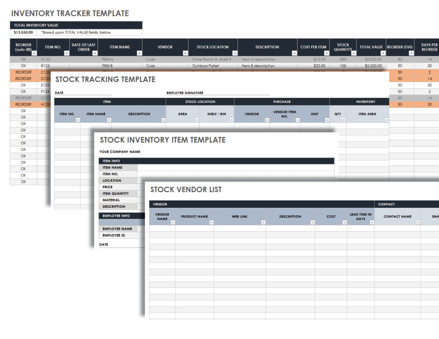 Free Google Sheets Inventory Templates Smartsheet