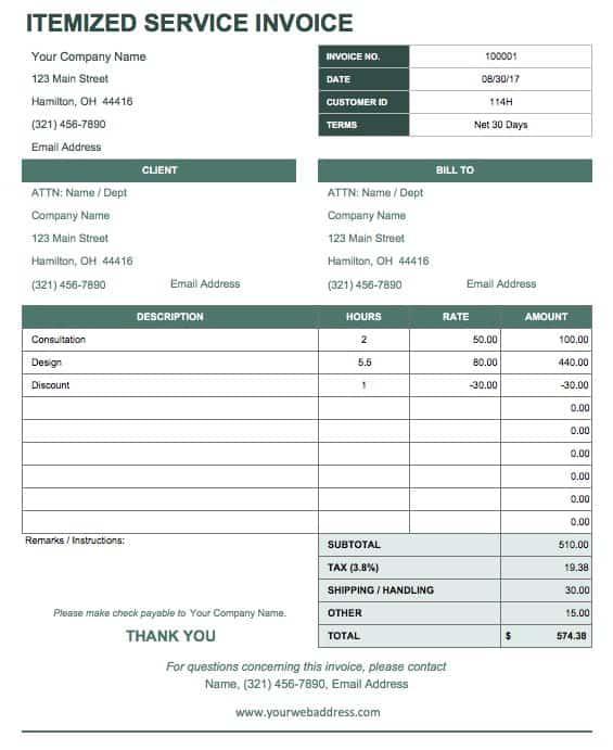 13 Free Business Receipt Templates Smartsheet