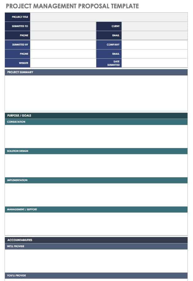 17 Free Project Proposal Templates + Tips | Smartsheet