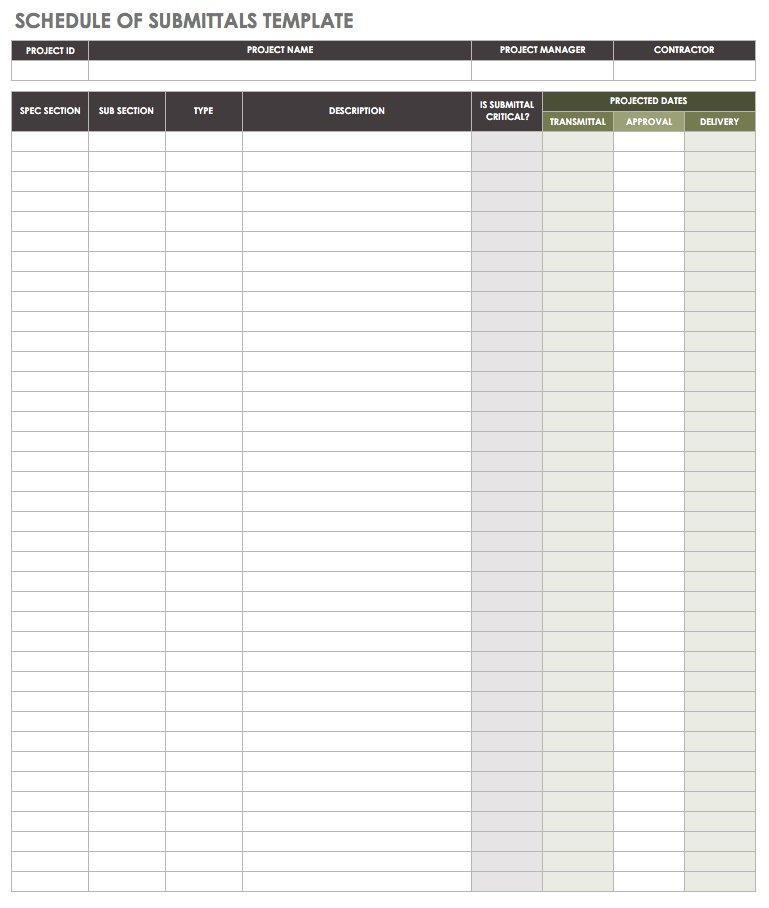 How To Manage Construction Submittals | Smartsheet