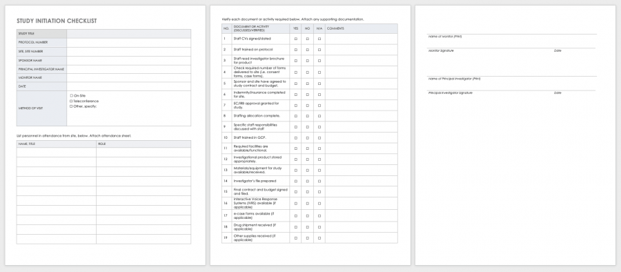 Free Clinical Trial Templates | Smartsheet