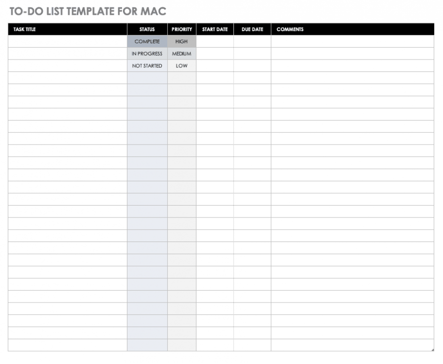 free excel templates for mac download