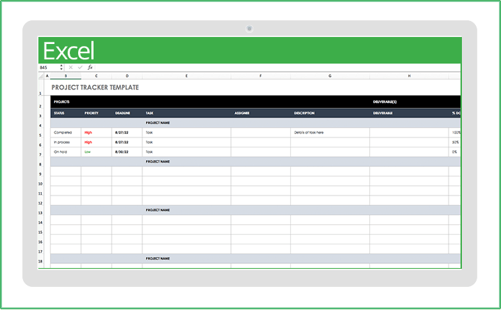 Free Excel Project Management Templates | Smartsheet