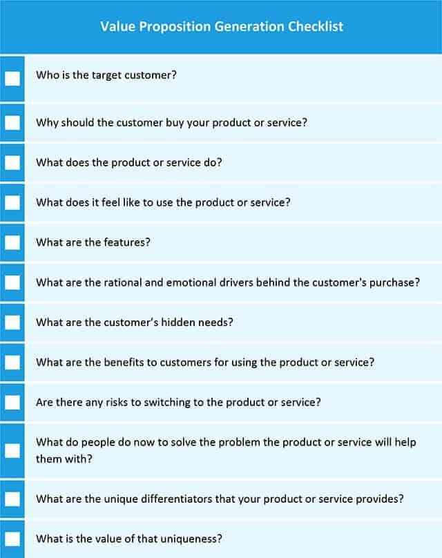 Free Value Proposition Templates | Smartsheet