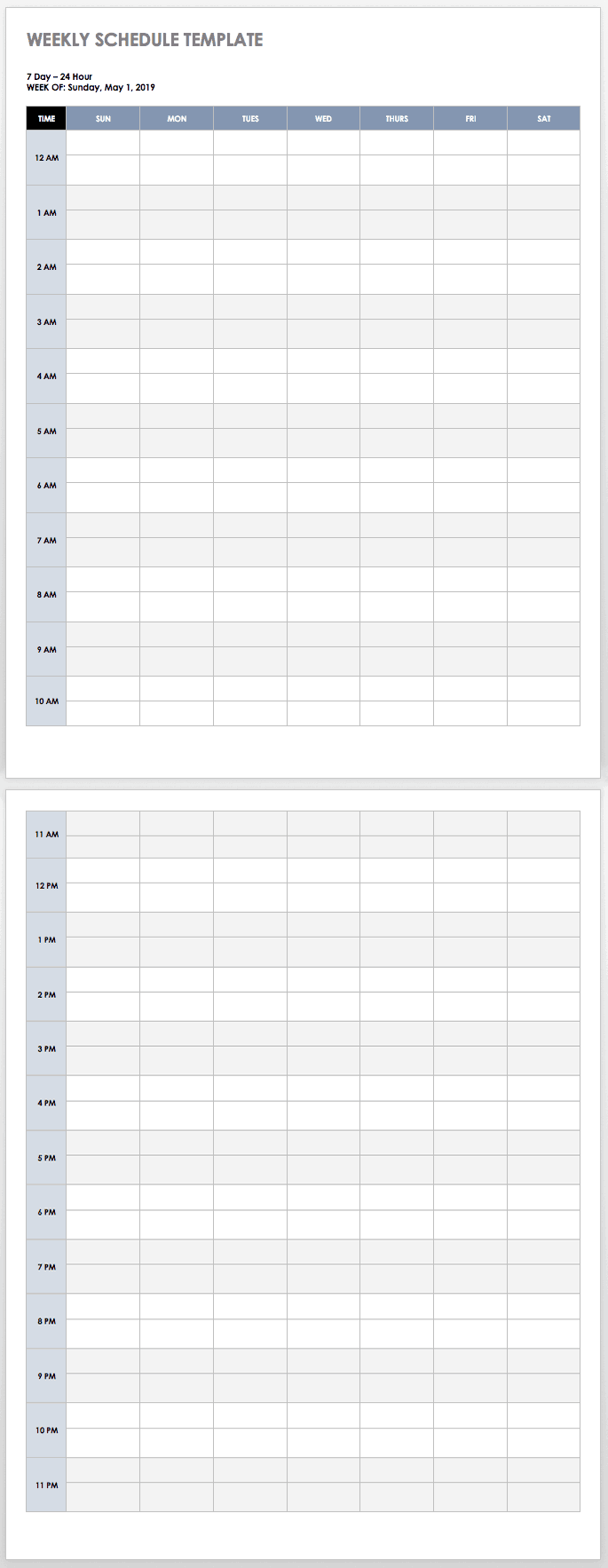 Free Time Management Templates | Smartsheet