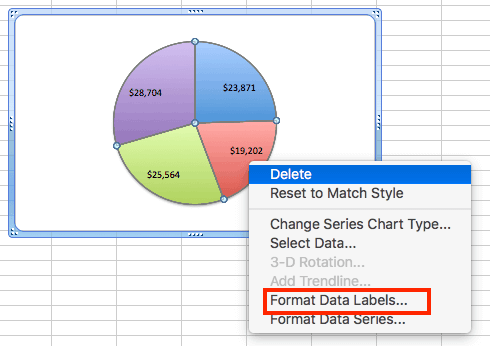 how to make a pie chart in excel with totals