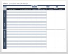 The Basic Balanced Scorecard Template WORD